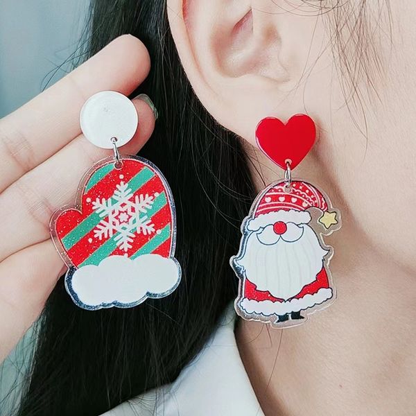 christmas new earrings cartoon cute acrylic gloves boots crutches candy santa claus earrings earrings earrings ornaments, Silver
christmas new earrings cartoon cute acrylic gloves boots crutches candy santa claus earrings earrings earrings ornaments, Silver