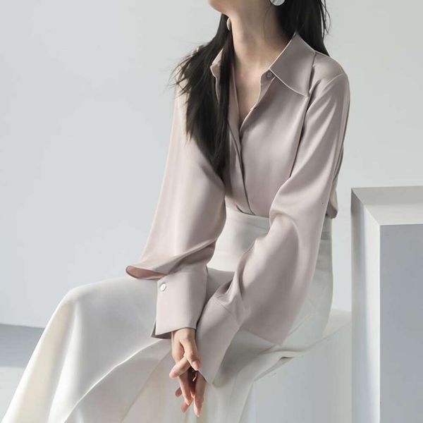 mzomxo acetic long sleeved shirt for women spring design cuff shaped temperament, White
mzomxo acetic long sleeved shirt for women spring design cuff shaped temperament, White