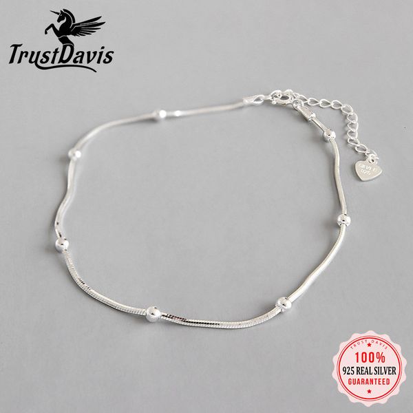 anklets trustdavis genuine 925 sterling silver sweet fashion snake chain bracelet anklets for women sterling silver jewelry gift ds2398 2308, Red;blue
anklets trustdavis genuine 925 sterling silver sweet fashion snake chain bracelet anklets for women sterling silver jewelry gift ds2398 2308, Red;blue