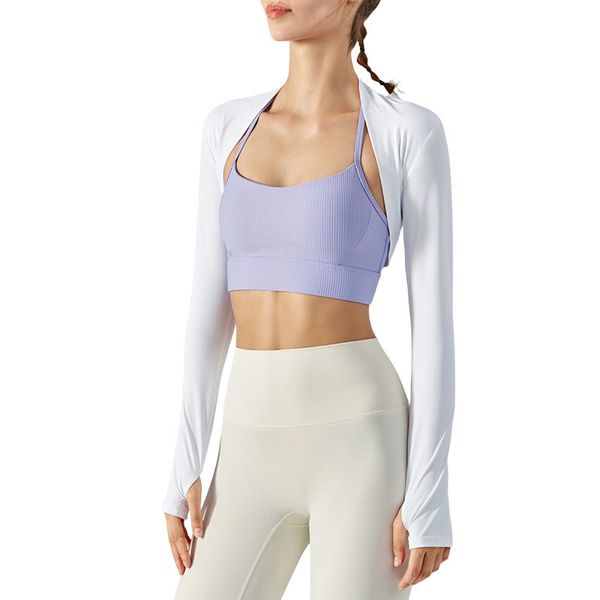 Desginer Al Yoga Jackets Al Shawl Women's Long Sleeved Spring/summer Thin Running Smock with Cardigan Small Camisole Jacket Suit, Have al logo
Desginer Al Yoga Jackets Al Shawl Women's Long Sleeved Spring/summer Thin Running Smock with Cardigan Small Camisole Jacket Suit, Have al logo