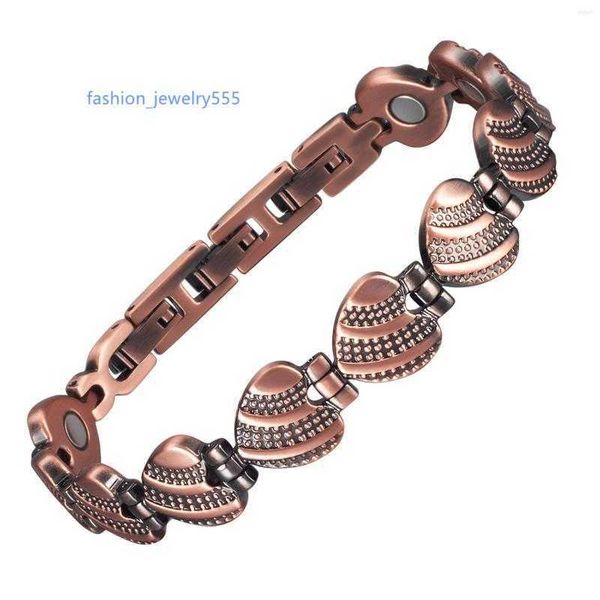 chain link bracelets wollet pure copper bracelet for women and men magnetic chain christmas jewelry gift adjustable length, Black
chain link bracelets wollet pure copper bracelet for women and men magnetic chain christmas jewelry gift adjustable length, Black