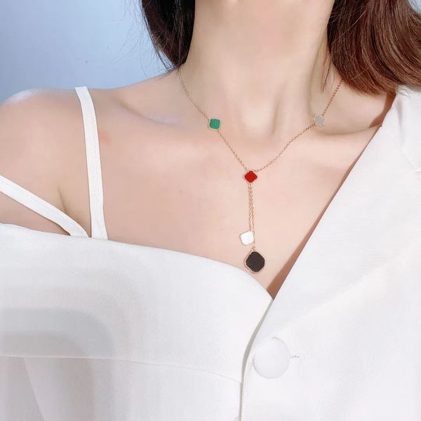 clover necklace designer necklace chain custom pendant gold necklace luxury jewelry tennis chain pendant necklace, Silver
clover necklace designer necklace chain custom pendant gold necklace luxury jewelry tennis chain pendant necklace, Silver