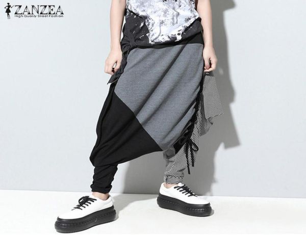 znazea pants plus size 2022 stylish women casual loose wide leg dropcrotch patchwork harem long trousers strappy pantalon femme1202538991, Black;white
znazea pants plus size 2022 stylish women casual loose wide leg dropcrotch patchwork harem long trousers strappy pantalon femme1202538991, Black;white
