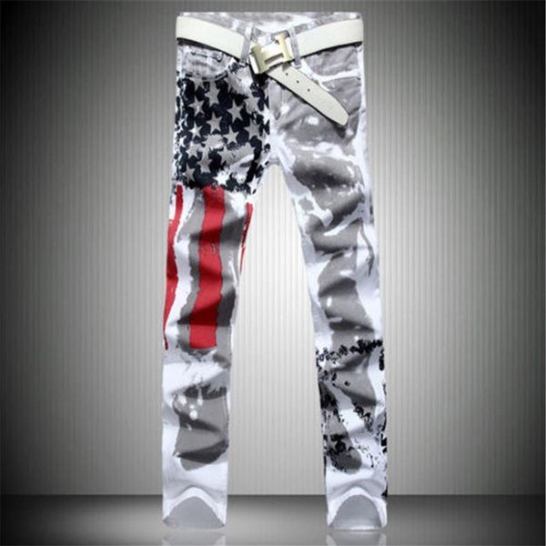 2017 new arrival men casual american usa flag printed jeans pants mens graffiti print white hip-hop fashion jeans258z, Blue
2017 new arrival men casual american usa flag printed jeans pants mens graffiti print white hip-hop fashion jeans258z, Blue