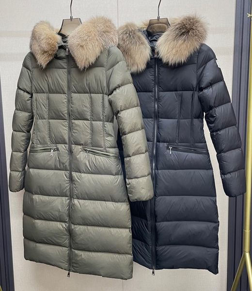 womens down jacket designer winter jackets long coats real raccoon hair collar warm fashion parkas with belt lady cotton coat outerwear, Black
womens down jacket designer winter jackets long coats real raccoon hair collar warm fashion parkas with belt lady cotton coat outerwear, Black