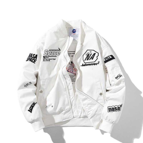 and women's jackets spring autumn new nasa co bred baseball workwear casual jacket 545, Black;brown
and women's jackets spring autumn new nasa co bred baseball workwear casual jacket 545, Black;brown