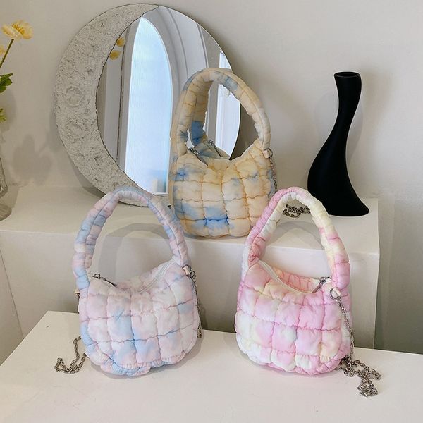 teenagers bubble clouds handbags fashion children tie-dye quilted tote bag big girls one shoulder dumplings bags s0365v, Black
teenagers bubble clouds handbags fashion children tie-dye quilted tote bag big girls one shoulder dumplings bags s0365v, Black