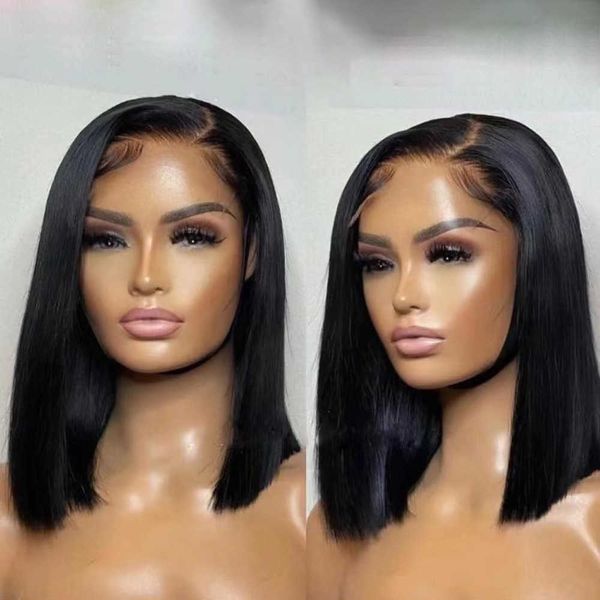 wig chemical fiber front lace wavy hair short hair wig female straight hair bob small lace headpiece wigs 230816, Black
wig chemical fiber front lace wavy hair short hair wig female straight hair bob small lace headpiece wigs 230816, Black