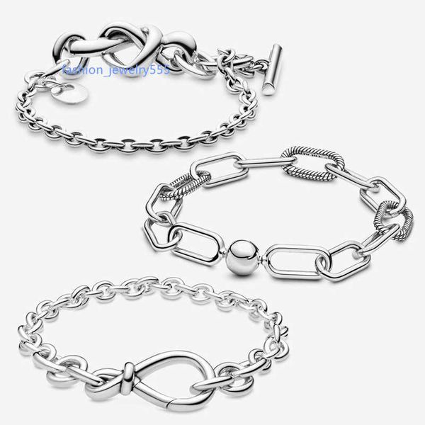 chain 100% 925 sterling silver link chain bracelet fit pandora beads charms for women gift with original box luxury designer jewelry knot he, Black
chain 100% 925 sterling silver link chain bracelet fit pandora beads charms for women gift with original box luxury designer jewelry knot he, Black