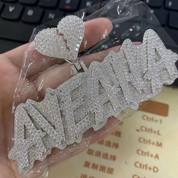 a-z diy custom name 925 sterling silver full flashing moissanite diamond letters pendant with 3mm 24inch steel rope chain jewelry nice gift
a-z diy custom name 925 sterling silver full flashing moissanite diamond letters pendant with 3mm 24inch steel rope chain jewelry nice gift