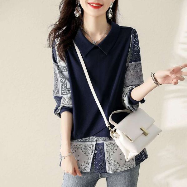 chiffon blouse womens wear shirts early spring and autumn fake two piece fashionably beautiful small long, White
chiffon blouse womens wear shirts early spring and autumn fake two piece fashionably beautiful small long, White