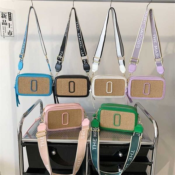 retail contrast color camera bags for women 2023 designer new woven texture bag fashion letter cross body straw handbags
retail contrast color camera bags for women 2023 designer new woven texture bag fashion letter cross body straw handbags