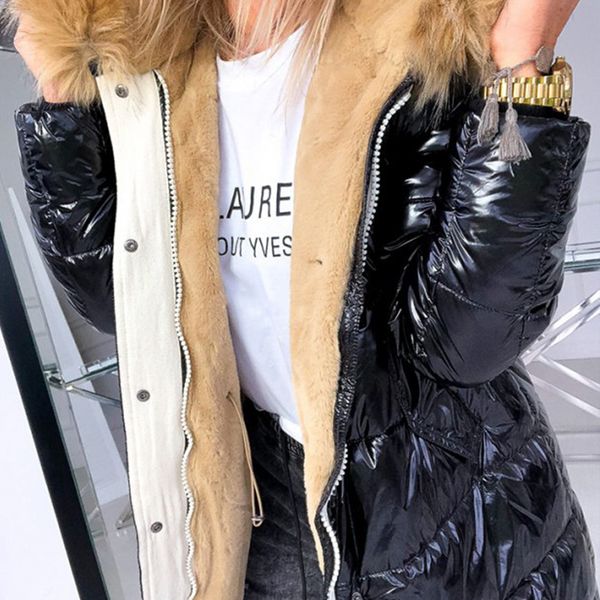 2023 fashion down jacket europe and the united states large size casual warm women slim solid color bright face zipper large hair collar sto, Black
2023 fashion down jacket europe and the united states large size casual warm women slim solid color bright face zipper large hair collar sto, Black