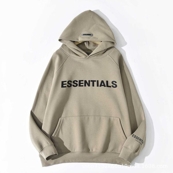 ess hoodie essentials double track high street wide american hooded sweater women's trendy coat, Black
ess hoodie essentials double track high street wide american hooded sweater women's trendy coat, Black
