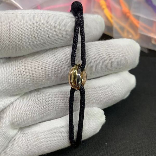 trinity bracelet couple bracelet student simple trend wild valentine's day gift for boyfriend jewelry red string multicolor, Golden;silver
trinity bracelet couple bracelet student simple trend wild valentine's day gift for boyfriend jewelry red string multicolor, Golden;silver