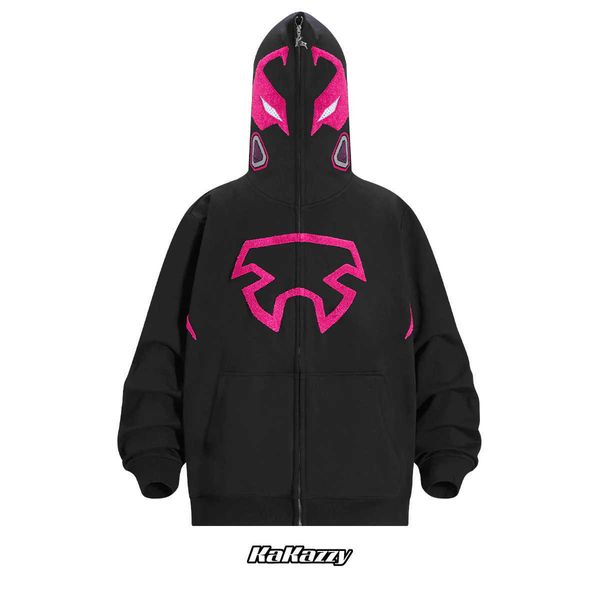 spider man warsuit full zip hoodie eyes hollowed out and visible hooded autumn winter american street trend jacket 9qjv, Black
spider man warsuit full zip hoodie eyes hollowed out and visible hooded autumn winter american street trend jacket 9qjv, Black