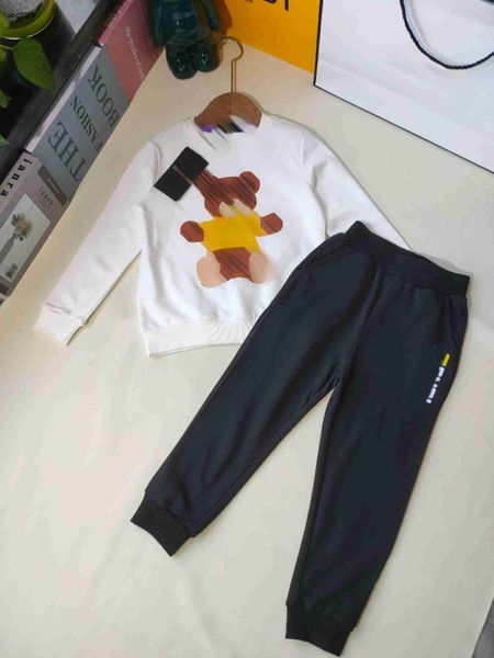 new designer baby suits tracksuits autumn set size 90-160 cm 2pcs letter textured doll bear pattern printed sweater and pants july13, White
new designer baby suits tracksuits autumn set size 90-160 cm 2pcs letter textured doll bear pattern printed sweater and pants july13, White