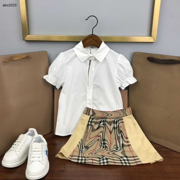 new baby clothes tracksuits girls dresses sets size 100-160 cm 2pcs single breasted lapel t-shirt and patchwork design skirt june15, White
new baby clothes tracksuits girls dresses sets size 100-160 cm 2pcs single breasted lapel t-shirt and patchwork design skirt june15, White