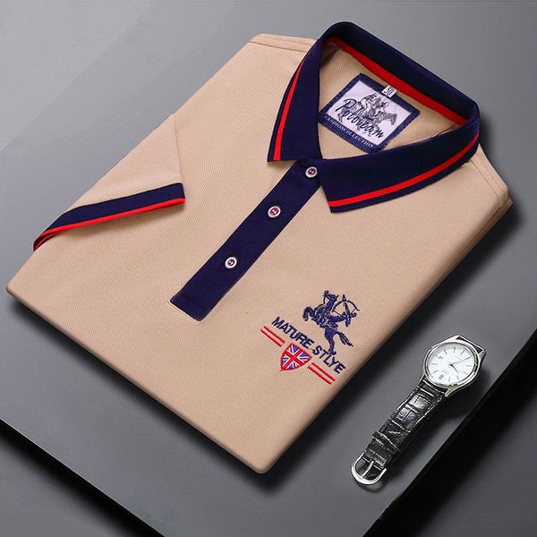 mens polos summer mens business casual short sleeve tshirt thin solid color embroidered cotton polo shirt 230815, White;black
mens polos summer mens business casual short sleeve tshirt thin solid color embroidered cotton polo shirt 230815, White;black