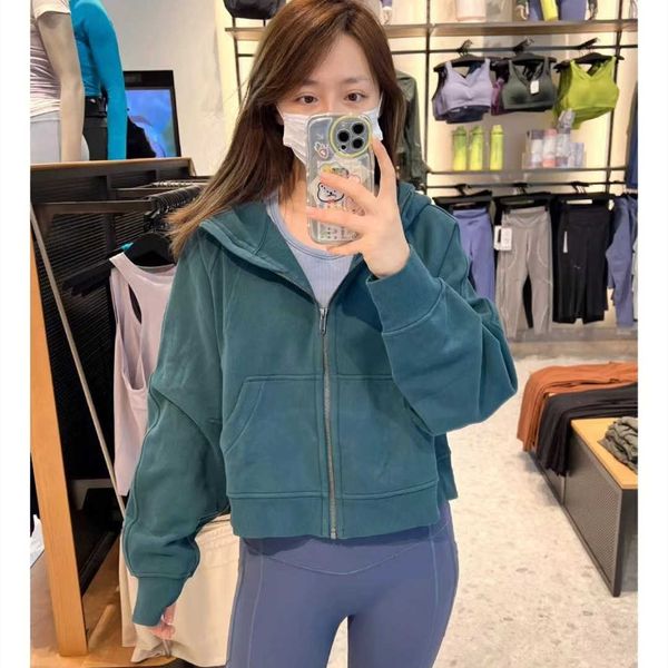yoga women scuba ladies loose-fitting zip-up hoodie lulu hooded sports sweater warm windproof coat running jacket short sports coat lemon
yoga women scuba ladies loose-fitting zip-up hoodie lulu hooded sports sweater warm windproof coat running jacket short sports coat lemon