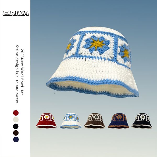 wide brim hats bucket hats japanese handmade flower plaid crochet bucket hats women summer color matching fisherman hat beach knitted hat gi, Blue;gray
wide brim hats bucket hats japanese handmade flower plaid crochet bucket hats women summer color matching fisherman hat beach knitted hat gi, Blue;gray