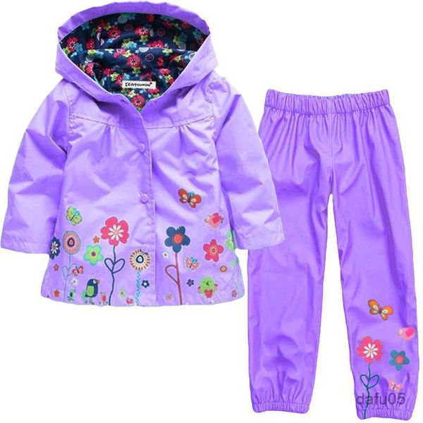 clothing sets spring girls clothing set flower pattern girls clothes waterproof raincoat hooded coat pant 2pcs casual suit children clothing, White
clothing sets spring girls clothing set flower pattern girls clothes waterproof raincoat hooded coat pant 2pcs casual suit children clothing, White
