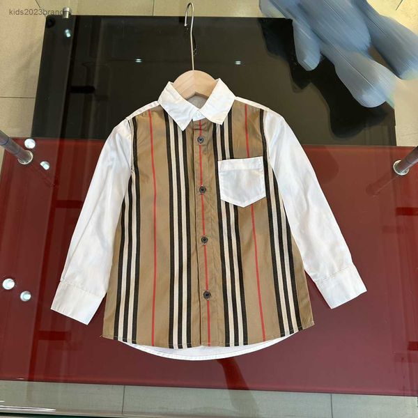 kids clothes baby lapel shirt splicing design child blouses size 100-160 cm striped printing long sleeved july10, White;black
kids clothes baby lapel shirt splicing design child blouses size 100-160 cm striped printing long sleeved july10, White;black