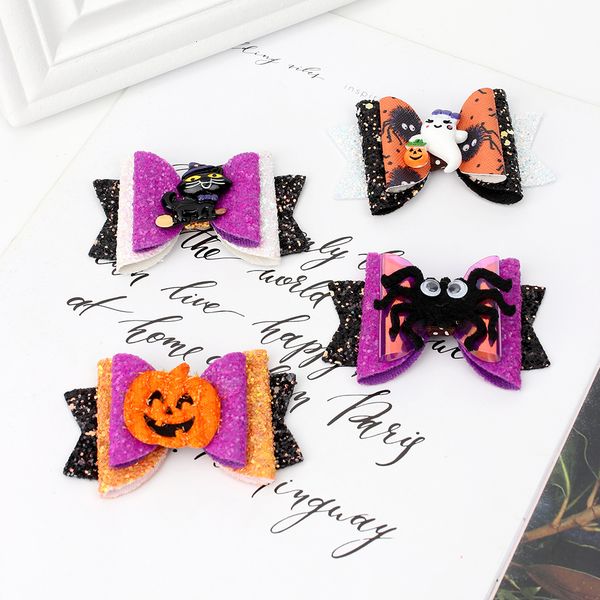 hair accessories pcs/lot 3inch glitter halloween hair bows with clips for girls kids spider hair clips hairpins party accessories 230816, Slivery;white
hair accessories pcs/lot 3inch glitter halloween hair bows with clips for girls kids spider hair clips hairpins party accessories 230816, Slivery;white