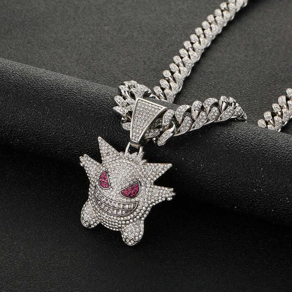 pendant necklaces strands strings diamond filled hip-hop personality funny cuban chain elf geng ghost cartoon pendant hiphop necklace jewelr, Silver
pendant necklaces strands strings diamond filled hip-hop personality funny cuban chain elf geng ghost cartoon pendant hiphop necklace jewelr, Silver