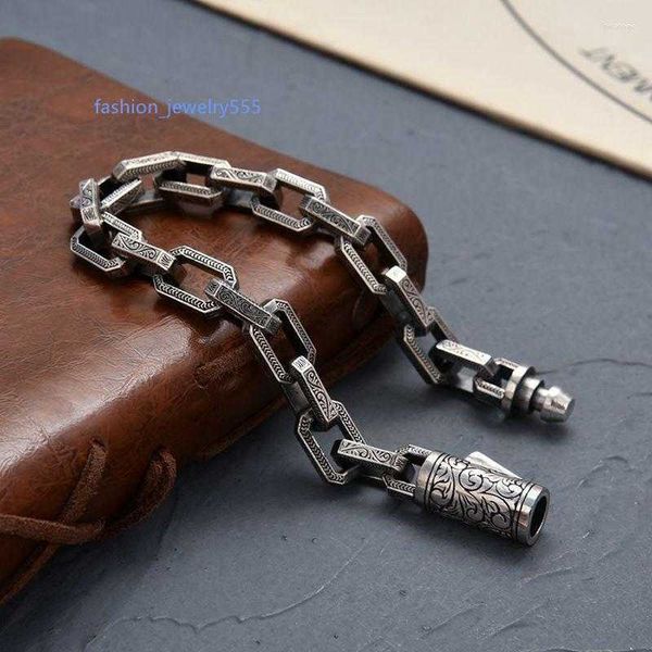 chain link bracelets fashion jewelry rattan grass pattern bracelet for men retro accessories simple personality niche domineering trend wome, Black
chain link bracelets fashion jewelry rattan grass pattern bracelet for men retro accessories simple personality niche domineering trend wome, Black