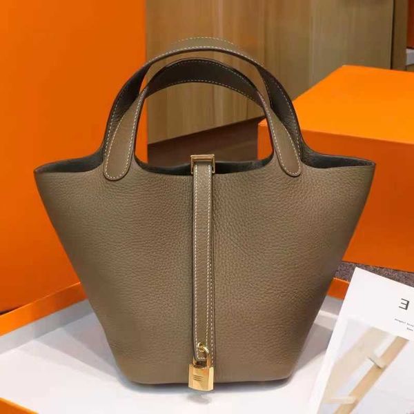 authentic handbag desinger totes picotin bags h familys new vegetable basket bag portable bucket womens litchi pattern handmade wax thread l
authentic handbag desinger totes picotin bags h familys new vegetable basket bag portable bucket womens litchi pattern handmade wax thread l