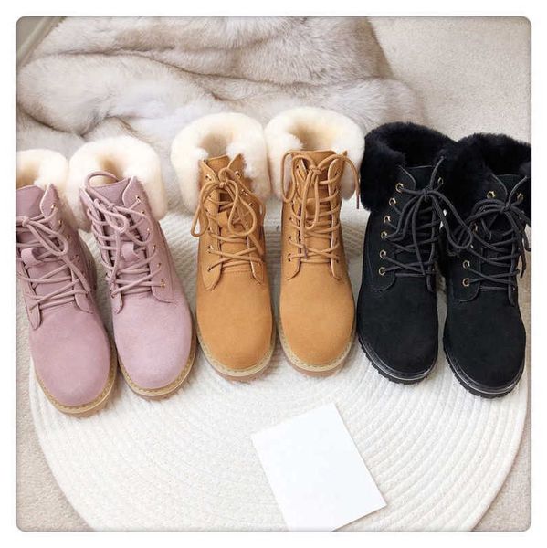 womens australia suede lace up boot shearling ankle combat boots designers winter shoes lady men short ugglybooties platform wool fur lining, Black
womens australia suede lace up boot shearling ankle combat boots designers winter shoes lady men short ugglybooties platform wool fur lining, Black