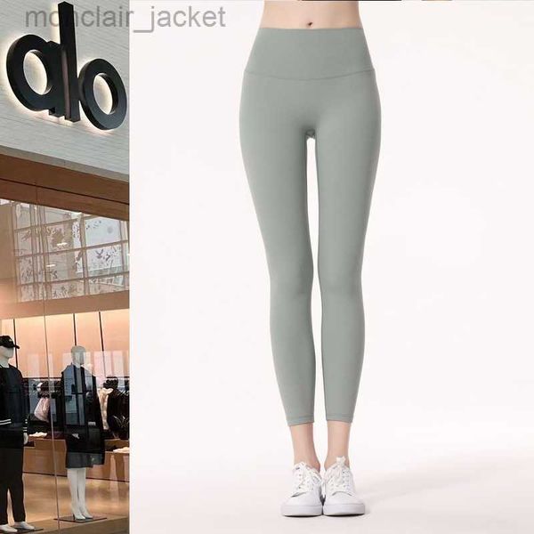 desginer alos yoga legging summer new awkwardly double sided brushed pants women's high waist nude sports fitness pants, Black
desginer alos yoga legging summer new awkwardly double sided brushed pants women's high waist nude sports fitness pants, Black
