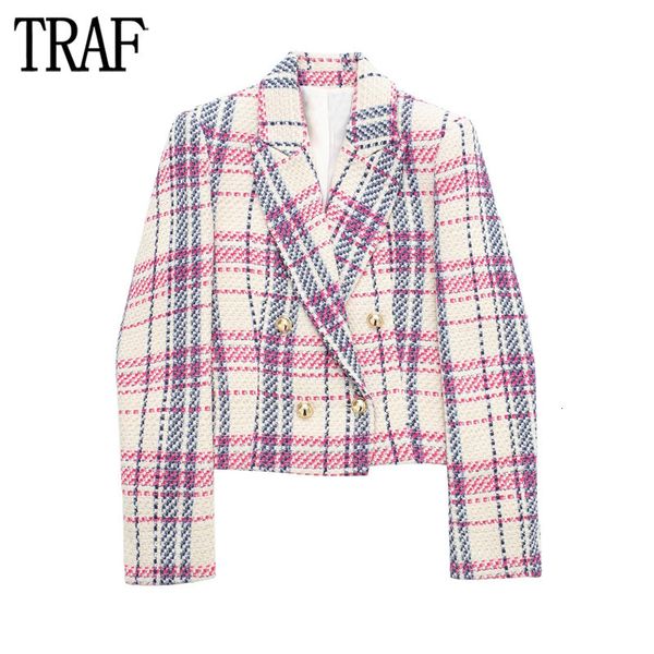womens suits blazers traf plaid tweed blazer women textured cropped jacket women double breasted blazer women long sleeve button blazers for, White;black
womens suits blazers traf plaid tweed blazer women textured cropped jacket women double breasted blazer women long sleeve button blazers for, White;black