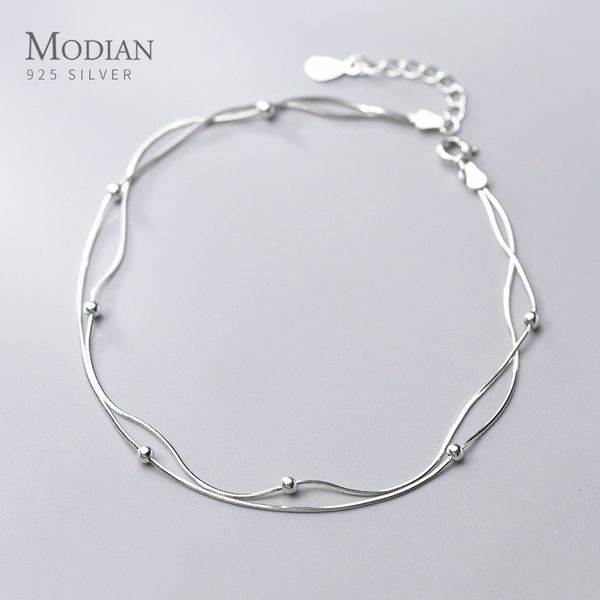 anklets modian double layer snake chain anklet for women girl with heart lobster clasp fit beads charm anklet fine jewelry 230816, Red;blue
anklets modian double layer snake chain anklet for women girl with heart lobster clasp fit beads charm anklet fine jewelry 230816, Red;blue