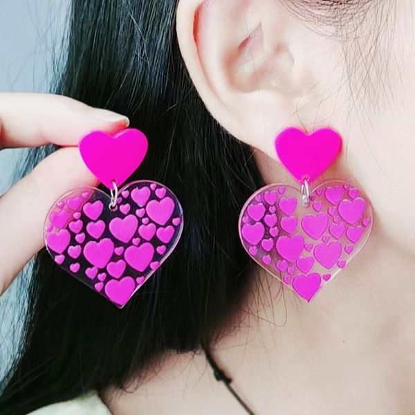 rose red love earrings and earrings sweet girl rainbow love rubik's cube game machine earrings adornment girl, Silver
rose red love earrings and earrings sweet girl rainbow love rubik's cube game machine earrings adornment girl, Silver
