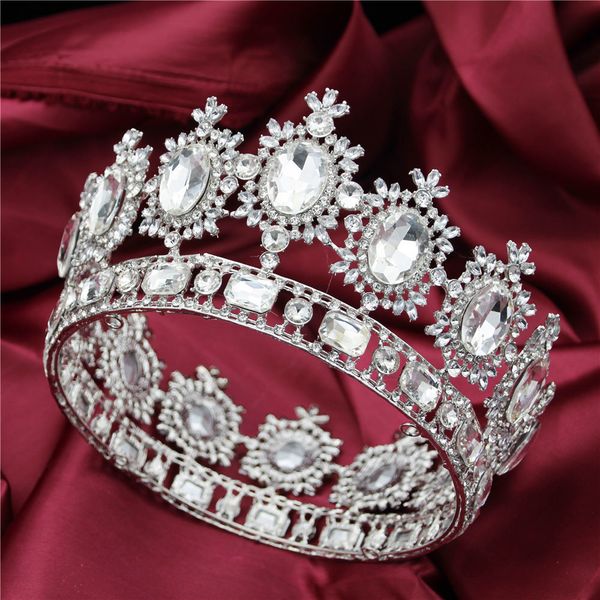 luxury large queen king pageant crown for wedding tiaras and crowns big crystal rhinestone diadem bridal headdress hair jewelry noble and sp
luxury large queen king pageant crown for wedding tiaras and crowns big crystal rhinestone diadem bridal headdress hair jewelry noble and sp