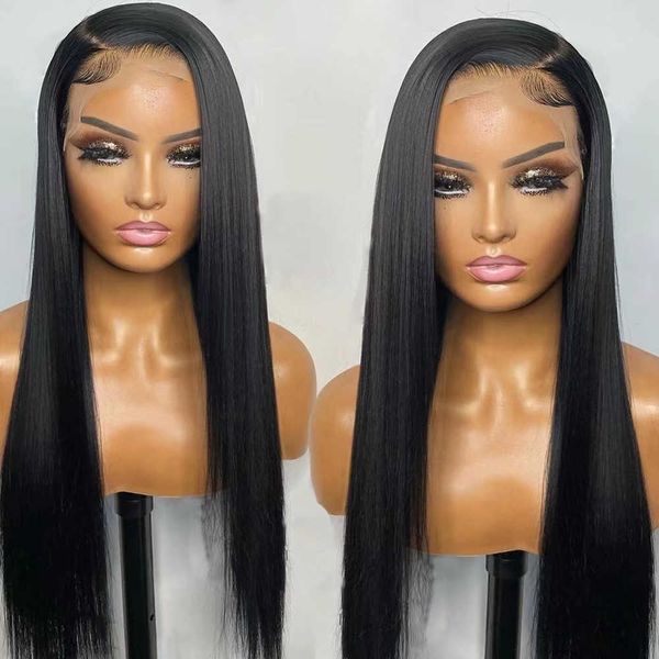 2024 new fashion wig women's long straight hair lace synthetic fiber headcover 230816, Black
2024 new fashion wig women's long straight hair lace synthetic fiber headcover 230816, Black