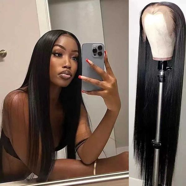 new wig women's long straight hair wig high temperature silk chemical fiber long hair wig cover 230816, Black
new wig women's long straight hair wig high temperature silk chemical fiber long hair wig cover 230816, Black