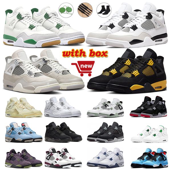 with box men 4 basketball shoes 4s women sneakers black cat pine green seafoam sail frozen moments fire red jumpman 4 sports trainers
with box men 4 basketball shoes 4s women sneakers black cat pine green seafoam sail frozen moments fire red jumpman 4 sports trainers