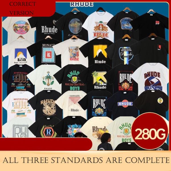 spring summer rhude t shirt man t shirts women tees skateboard oversize men short sleeve t-shirt luxury brand men's t-shirts, White;black
spring summer rhude t shirt man t shirts women tees skateboard oversize men short sleeve t-shirt luxury brand men's t-shirts, White;black
