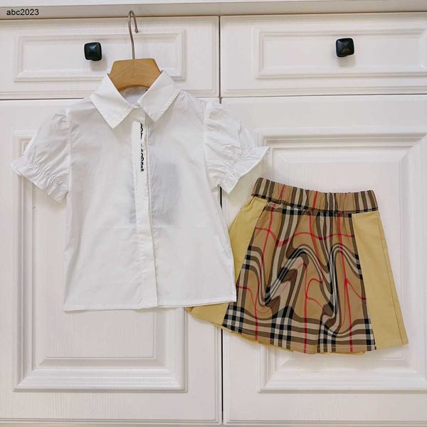 new baby clothes tracksuits girls dresses sets size 100-160 cm 2pcs embroidered letter lapel t-shirt and patchwork design skirt july10, White
new baby clothes tracksuits girls dresses sets size 100-160 cm 2pcs embroidered letter lapel t-shirt and patchwork design skirt july10, White