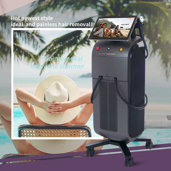 755nm/1064nm/808nm diode laser hair removal depilacion laser machine and handle price 808 diode laser hair removal, Black
755nm/1064nm/808nm diode laser hair removal depilacion laser machine and handle price 808 diode laser hair removal, Black
