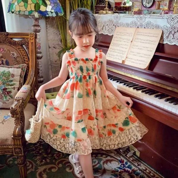 girl's dresses girls' dress 2023 summer new floral sleeveless splicing suspender skirt baby princess skirt r230816, Red;yellow
girl's dresses girls' dress 2023 summer new floral sleeveless splicing suspender skirt baby princess skirt r230816, Red;yellow