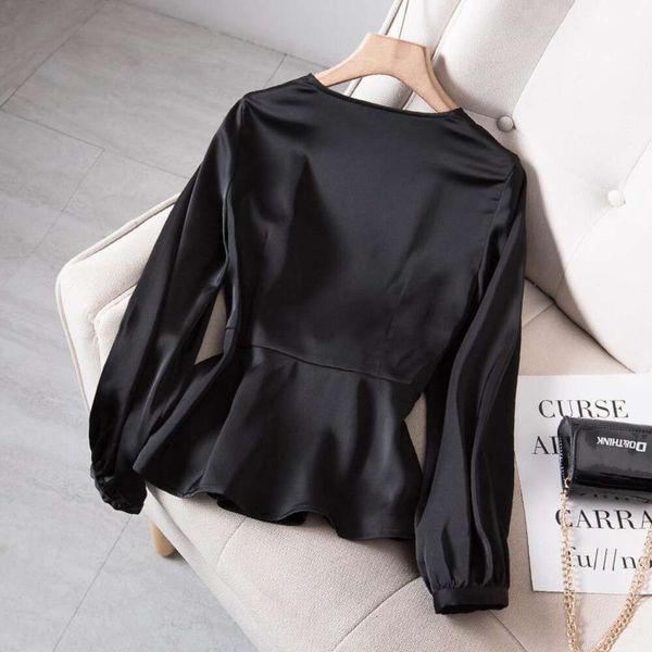 skinny shirt for women early autumn slightly plump sister loose hem flesh covering slim, White
skinny shirt for women early autumn slightly plump sister loose hem flesh covering slim, White