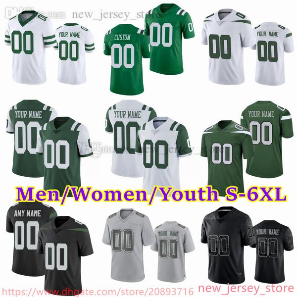 custom s-6xl diy 8 aaron rodgers football jersey ahmad sauce gardner garrett wilson joe klecko quinnen williams breece hall allen lazard mar, Black
custom s-6xl diy 8 aaron rodgers football jersey ahmad sauce gardner garrett wilson joe klecko quinnen williams breece hall allen lazard mar, Black