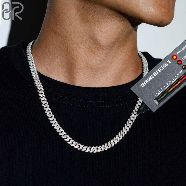 6mm 18" vvs moissanite cuban necklace fast shipping iced out sterling sier link chain hip hop jewelry, Silver
6mm 18" vvs moissanite cuban necklace fast shipping iced out sterling sier link chain hip hop jewelry, Silver