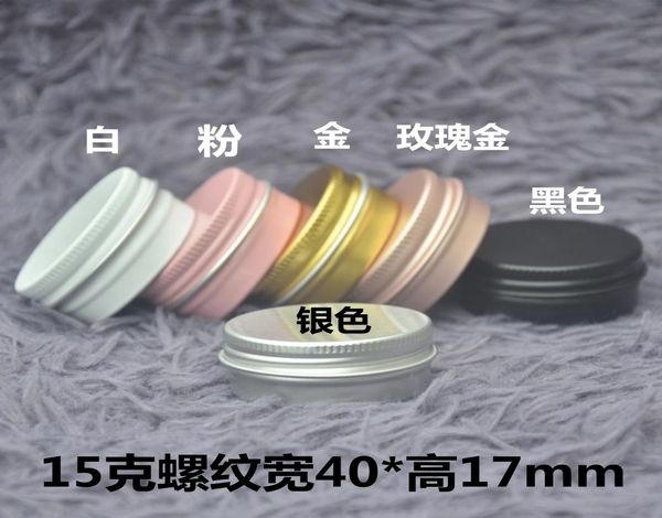 100pcs 15ml 15g metal storage aluminium tins jars lip balm containers empty jars screw tin cans white gold bck6326743
100pcs 15ml 15g metal storage aluminium tins jars lip balm containers empty jars screw tin cans white gold bck6326743