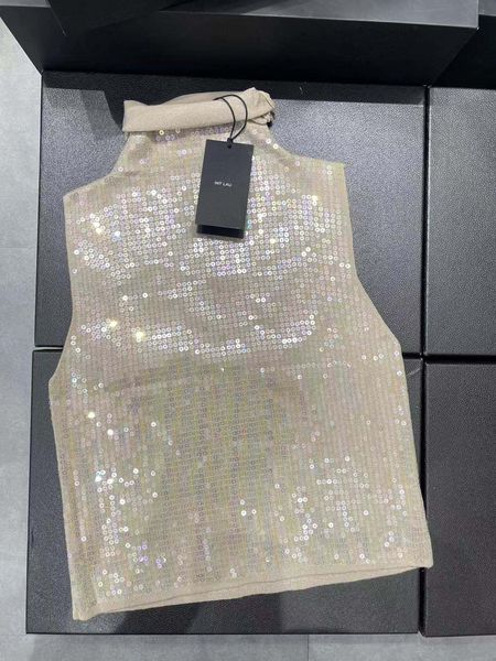 pullover sequins designer women's tank summer vintage crop evening black glitter shiny sequins loose, White
pullover sequins designer women's tank summer vintage crop evening black glitter shiny sequins loose, White