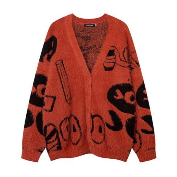 cardigan sweater hip hop knitted graphic button streetwear 2023 men fashion loose sweaters coat
cardigan sweater hip hop knitted graphic button streetwear 2023 men fashion loose sweaters coat